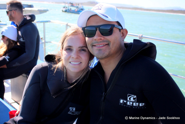 Shark cage diving, South Africa