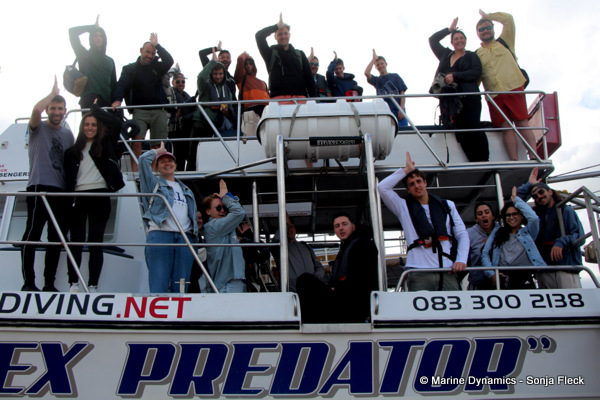 Shark cage diving, South Africa