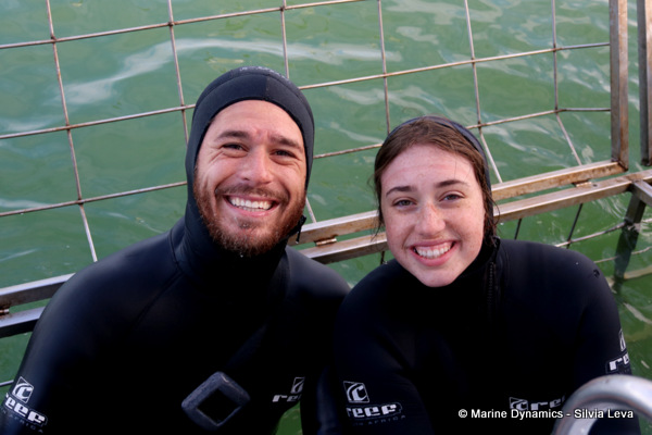 Shark cage diving, South Africa