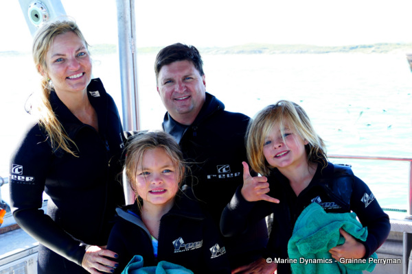 Shark cage diving, South Africa