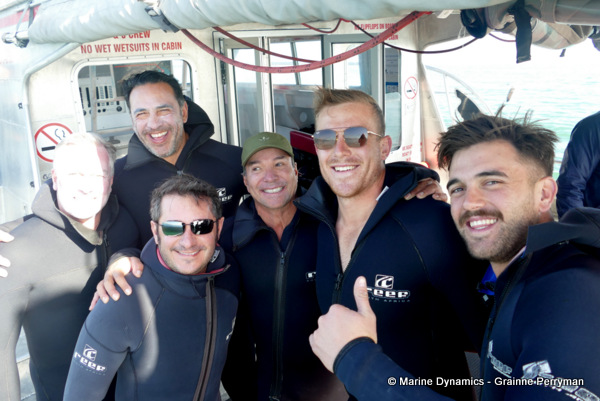 Shark cage diving, South Africa