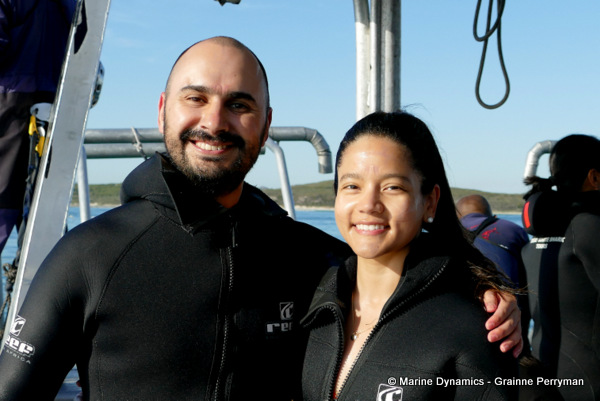 Shark cage diving, South Africa