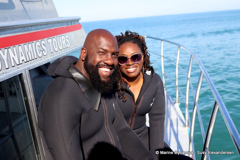 Shark cage diving, South africa